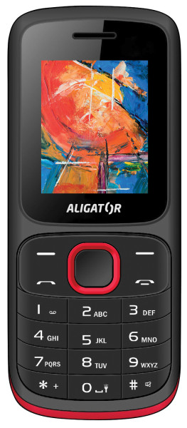 Aligator D210 černo-červený
