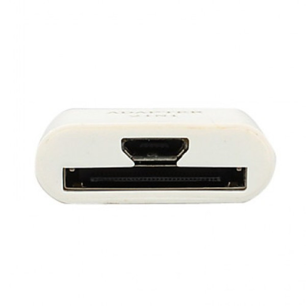 Adaptér Apple iPhone 4/microUSB pro iPhone 5 *2 in 1*