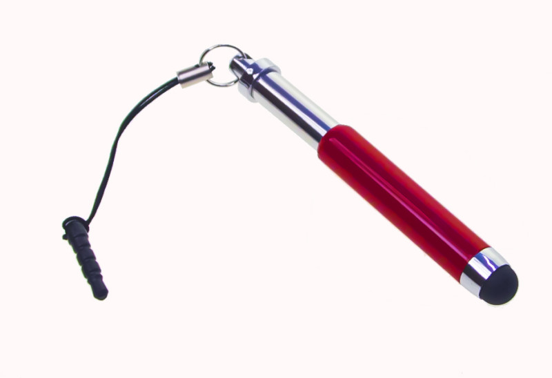 Stylus RING univerzální, červený, pro kapacitní dotykové displeje