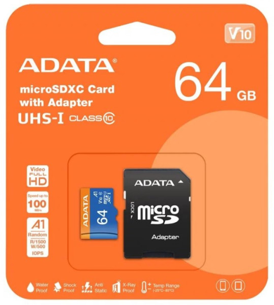 Paměťová karta Micro SDXC 64GB CLASS10