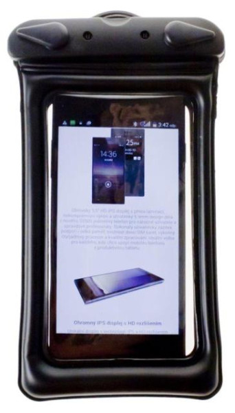 Vodotěsné univerzální pouzdro na mobil - Aligator Rain RW003, černé