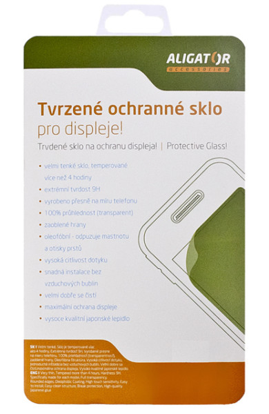Ochranné sklo Aligator RX500/RX510, originální