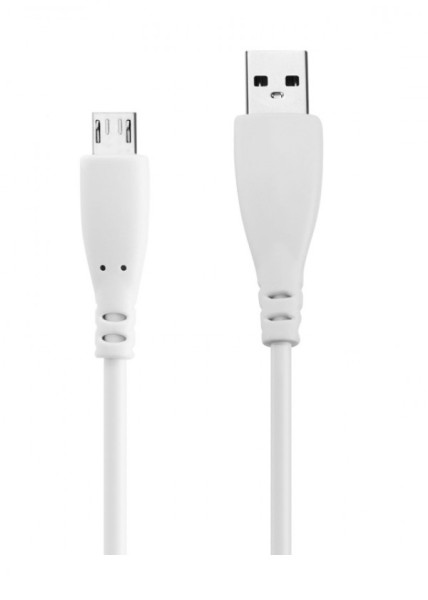 Datový kabel USB Aligator RX550 nabíjecí bílý, originální