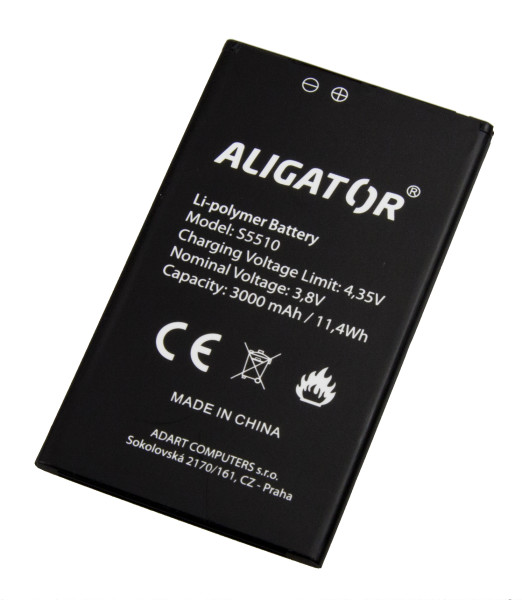 Baterie ALIGATOR S5510 Duo, Li-Ion 3000 mAh, originální