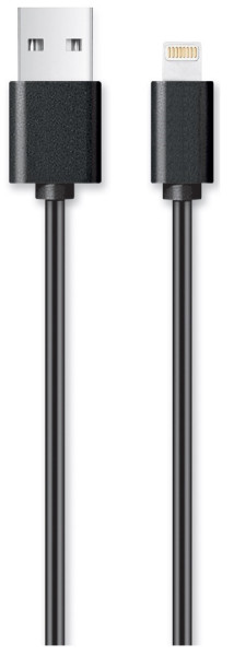 Nabíjecí USB kabel Aligator pro iPhone/iPad, černý
