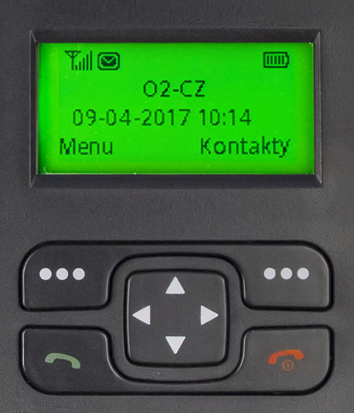 Aligator T100 černý, stolní gsm telefon