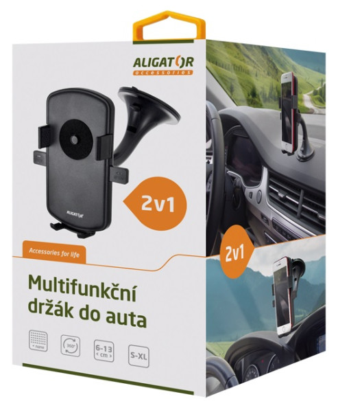 Držák Aligator HA01 2v1, univerzální
