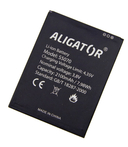 Baterie ALIGATOR S5070/S5066 Duo, Li-Ion 2100 mAh, originální
