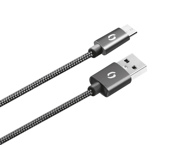Datový kabel Aligator Premium 2A, micro USB černý