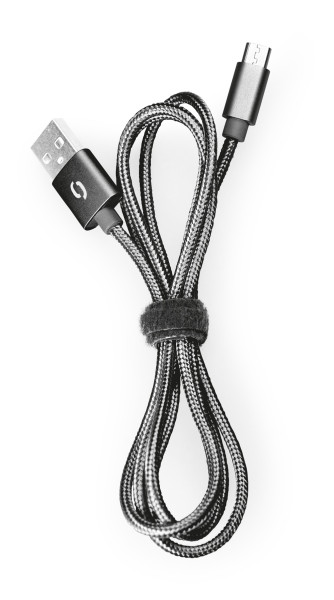Datový kabel Aligator Premium 2A, micro USB černý