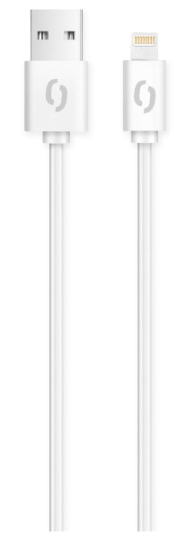 Datový kabel Aligator 2A iPhone lightning 2m, bílý