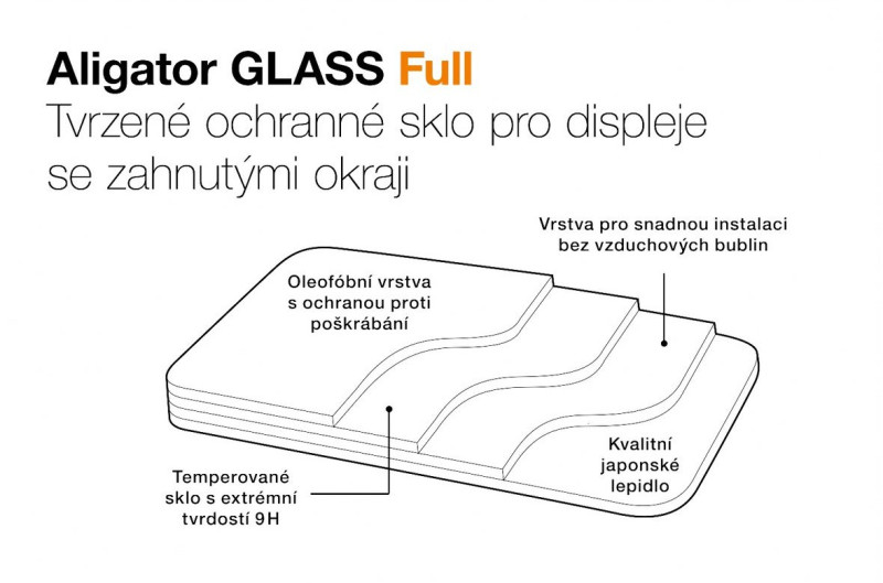 Ochranné sklo full Samsung S10+, černé