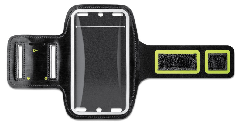 Sportovní pouzdro na mobil ALIGATOR Armband černo-žluté 5" - 6,3"