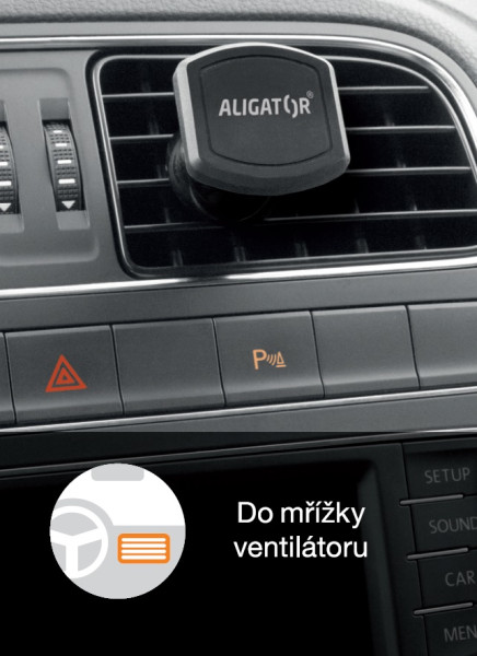 Aligator HA09 univerzální magnetický držák do auta