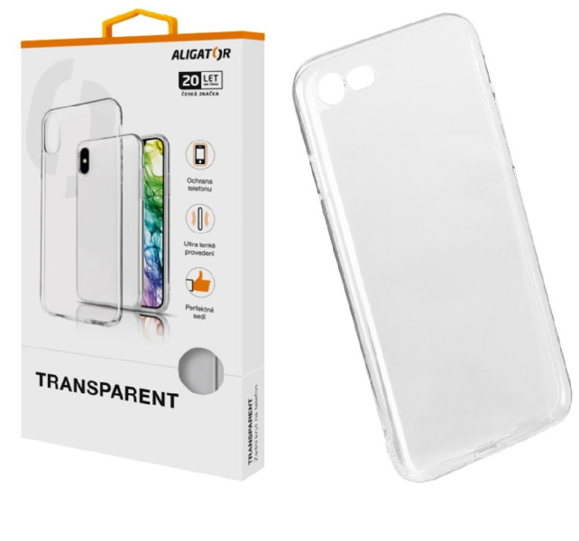 Pouzdro TRANSPARENT ALIGATOR Apple iPhone 7/8
