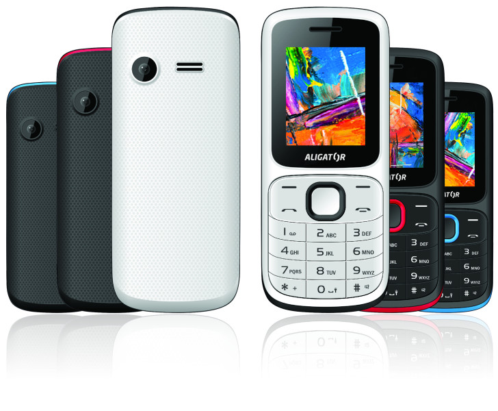 ALIGATOR D210 Dual sim černo-modrý