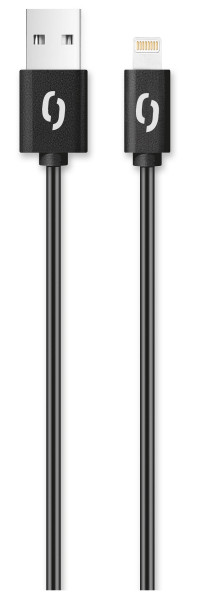 Datový kabel Aligator 2A iPhone lightning 2m, černý