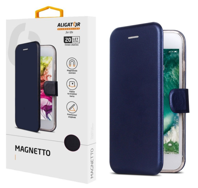 Pouzdro ALIGATOR Magnetto ALIGATOR S6000 Duo, blue