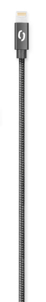 Datový kabel Aligator Premium 2A, lightning 50cm černý