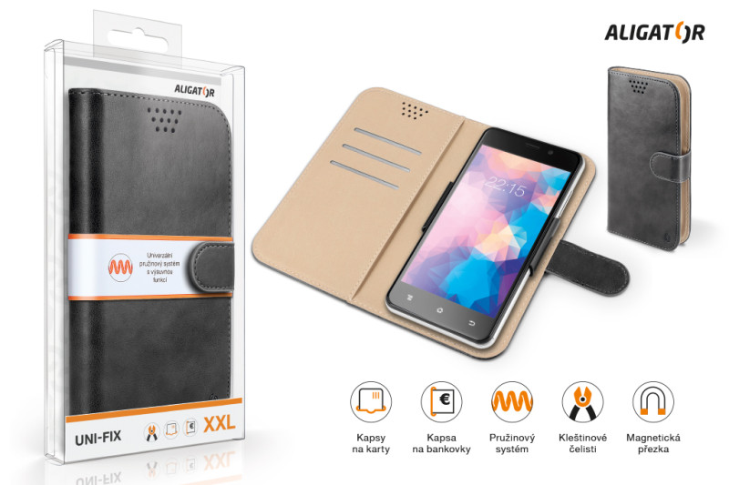 Pouzdro ALIGATOR UNI-FIX, velikost XXL (170*83), černá