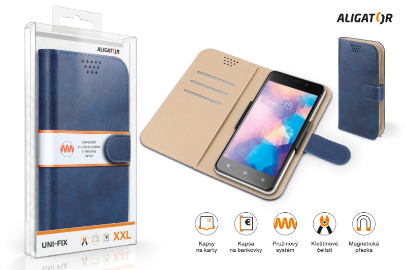 Pouzdro ALIGATOR UNI-FIX, velikost XXL (170*83), modrá