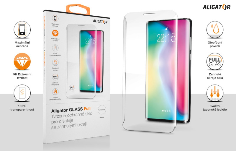 Ochranné sklo full Samsung S20+, černé