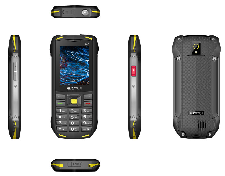 ALIGATOR R40 eXtremo černo-žlutý