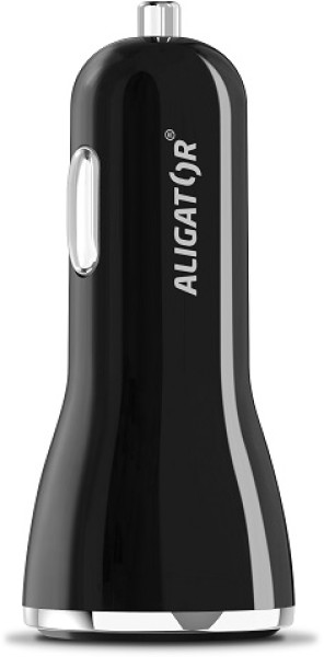 Chytrá nabíječka do auta ALIGATOR Power Delivery 20W, USB-C + USB-A, černá
