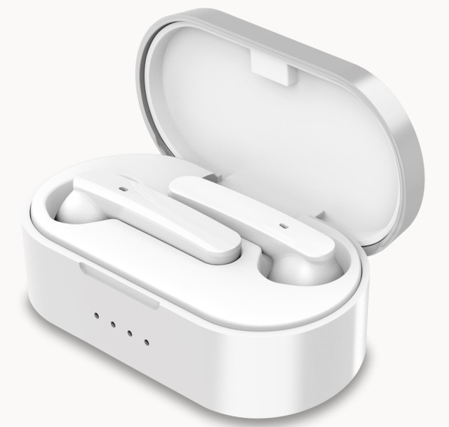 Bluetooth sluchátka ALIGATOR PODS, bílá