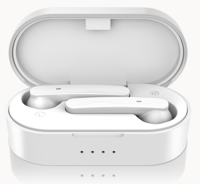 Bluetooth sluchátka ALIGATOR PODS, bílá