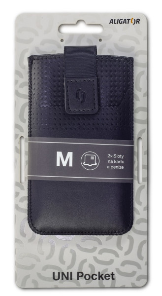 Pouzdro ALIGATOR UNI-POCKET velikost M (128*75*10), černá