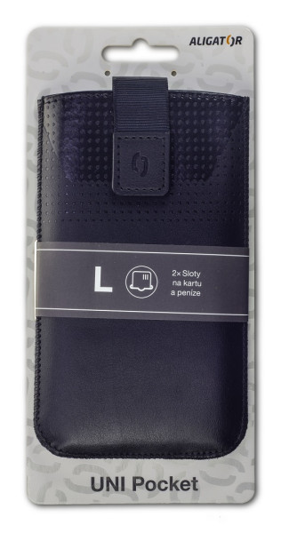 Pouzdro ALIGATOR UNI-POCKET velikost L (150*89*10), černá