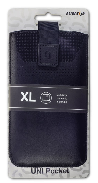 Pouzdro ALIGATOR UNI-POCKET velikost XL (158*93*10), černá