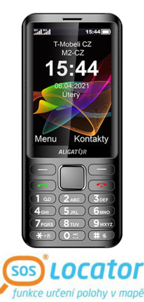 ALIGATOR D950 Dual sim antracit
