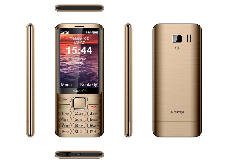 Aligator D950 dual SIM zlatý