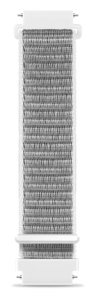 Řemínek nylonový ALIGATOR 22mm, bílý