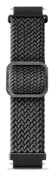 Řemínek textilní Aligator 22mm, černý