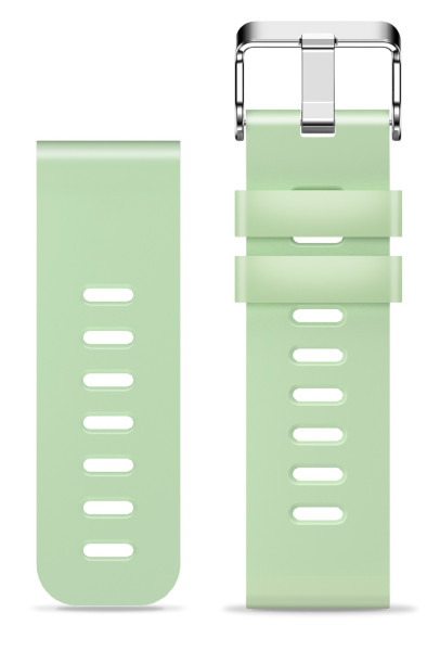 Řemínek silikonový ALIGATOR 20mm, pistáciový