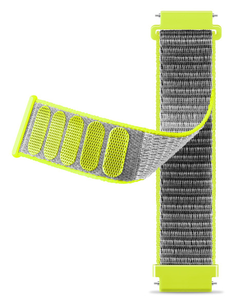 Řemínek nylonový ALIGATOR 20mm, limetkový