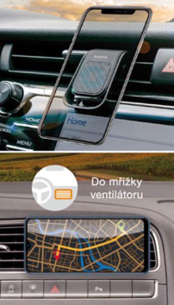 Magnetický držák do auta HA15 Aligator Carbon, univerzální