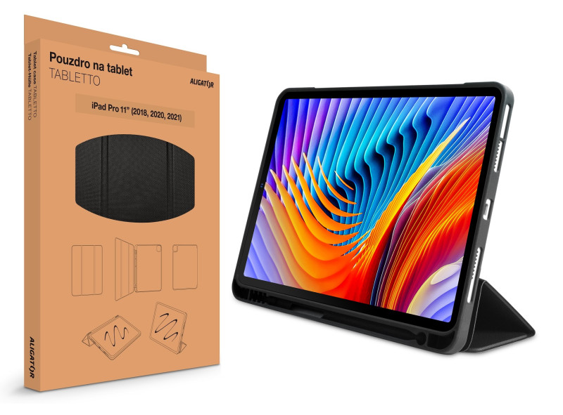 Pouzdro ALIGATOR TABLETTO pro iPad Pro11" (2018,2020,2021,2022), černé