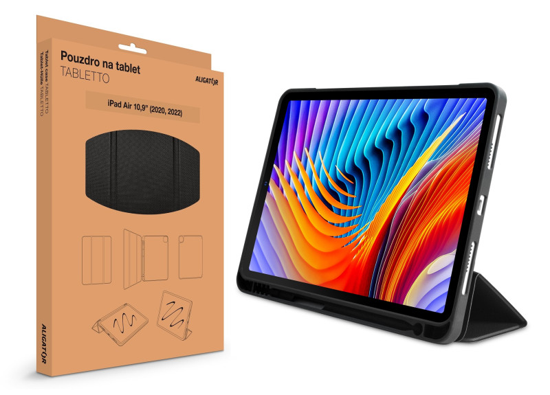 Pouzdro ALIGATOR TABLETTO pro iPad Air 10,9" (2020,2022), černé