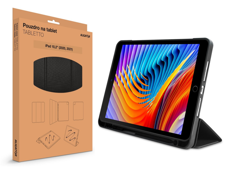 Pouzdro ALIGATOR TABLETTO pro iPad 10,2" (2020,2021), černé