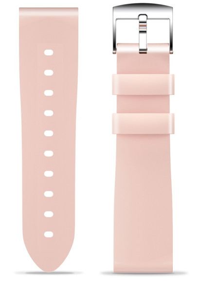 Řemínek silikonový ALIGATOR 18mm, růžový