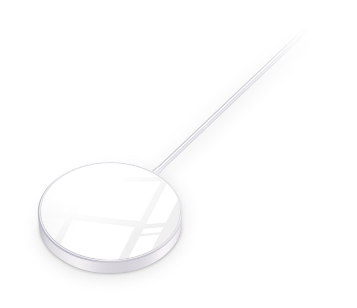 Bezdrátová nabíječka Aligator MagSafe 15W, bílá