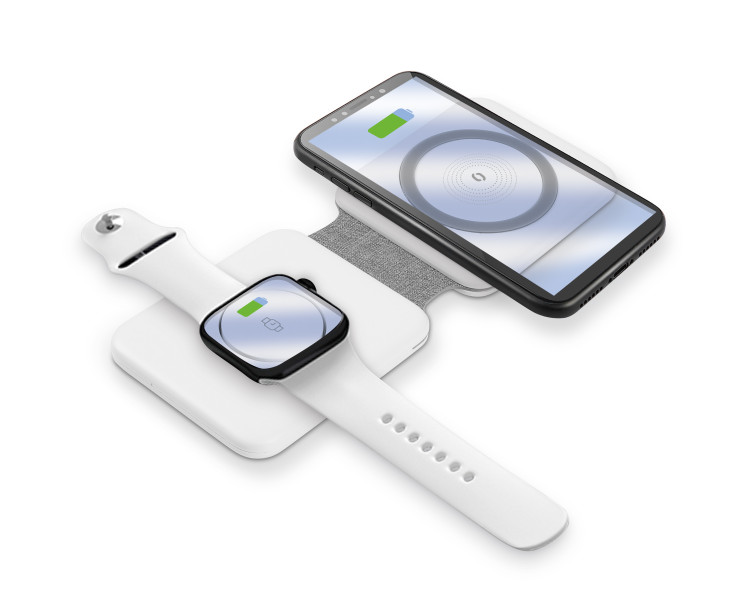 Bezdrátová stanice Aligator Magsafe 2v1, bílá