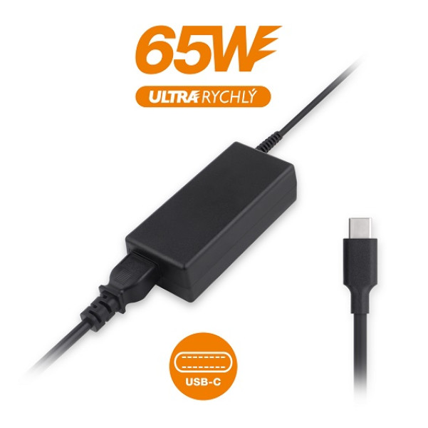 Chytrý USB-C adaptér Aligator power delivery 65W