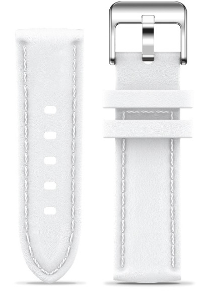 Náhradní řemínek ze syntetické kůže pro Aligator Watch Grace 16mm, bílý
