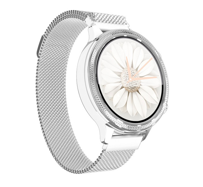 Náhradní kovový řemínek pro Aligator Watch Lady 16mm, stříbrný