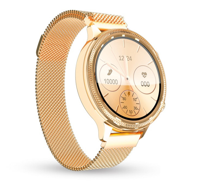 Náhradní kovový řemínek pro Aligator Watch Lady 16mm, zlatý
